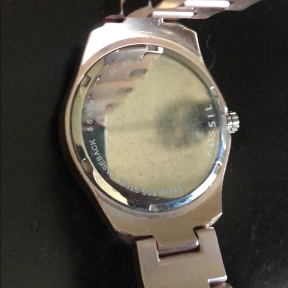 Fossil rose gold watch with diamonds - Picture 2 of 2